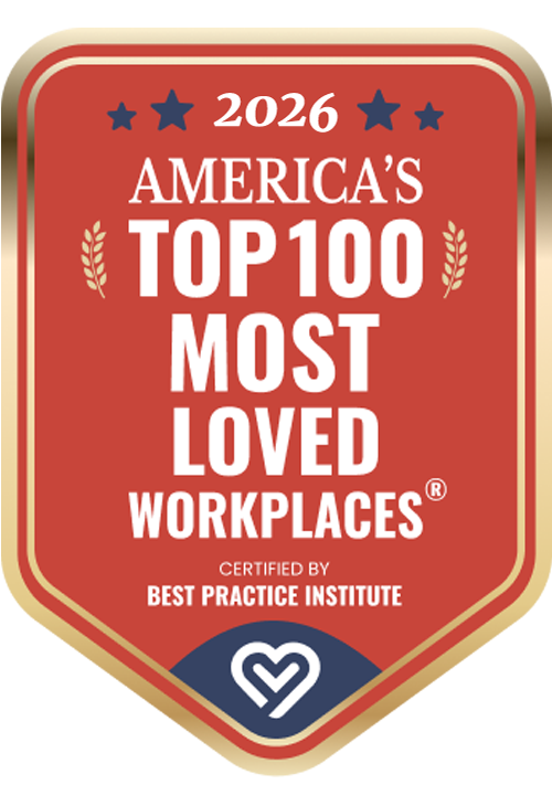America's Top 100 Most Loved Workplaces® 2026 — Certified by Best Practice Institute