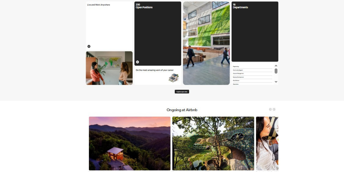 airbnb career page
