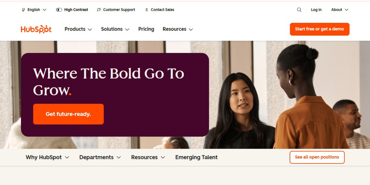 hubspot career page
