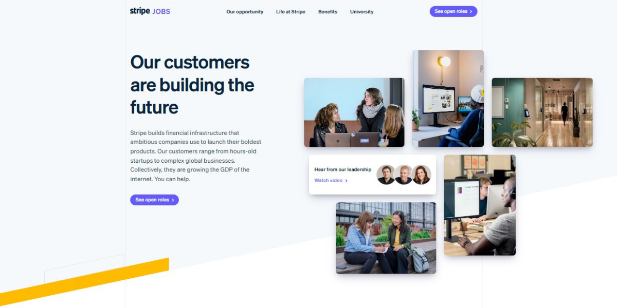 stripe career page