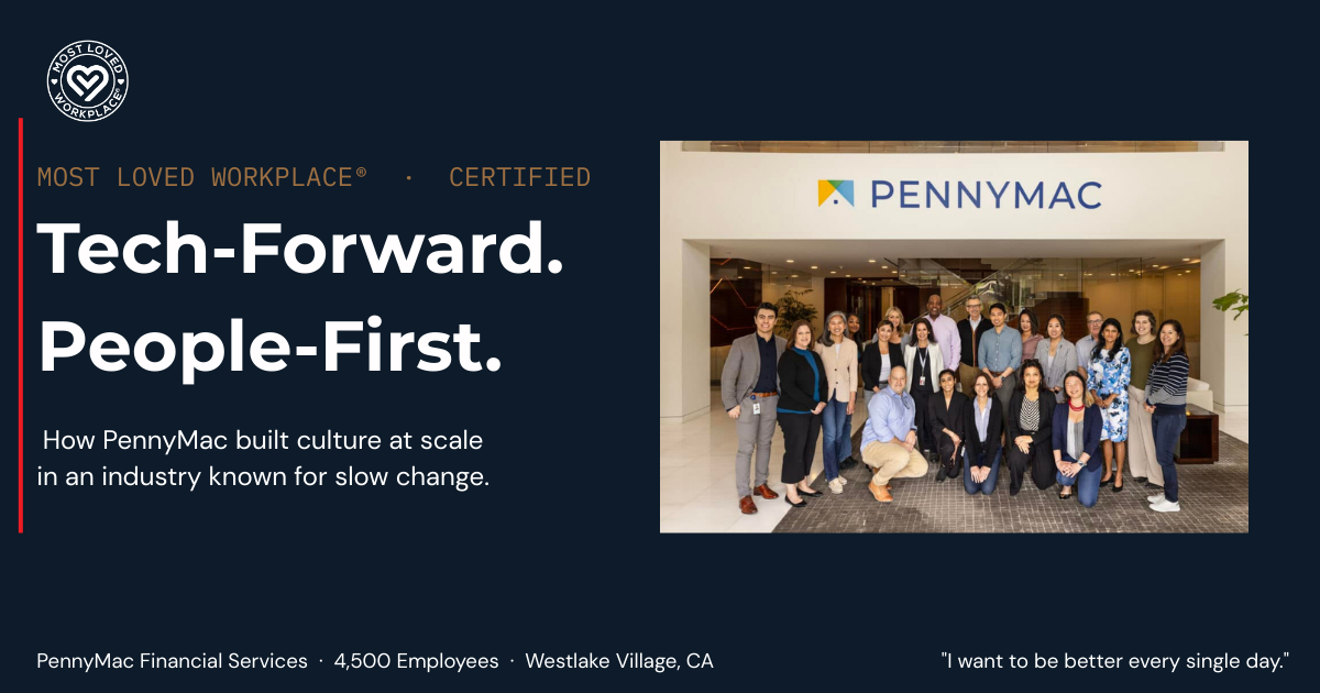 Tech-Forward, People-First: How Pennymac Built Culture in Mortgage Banking