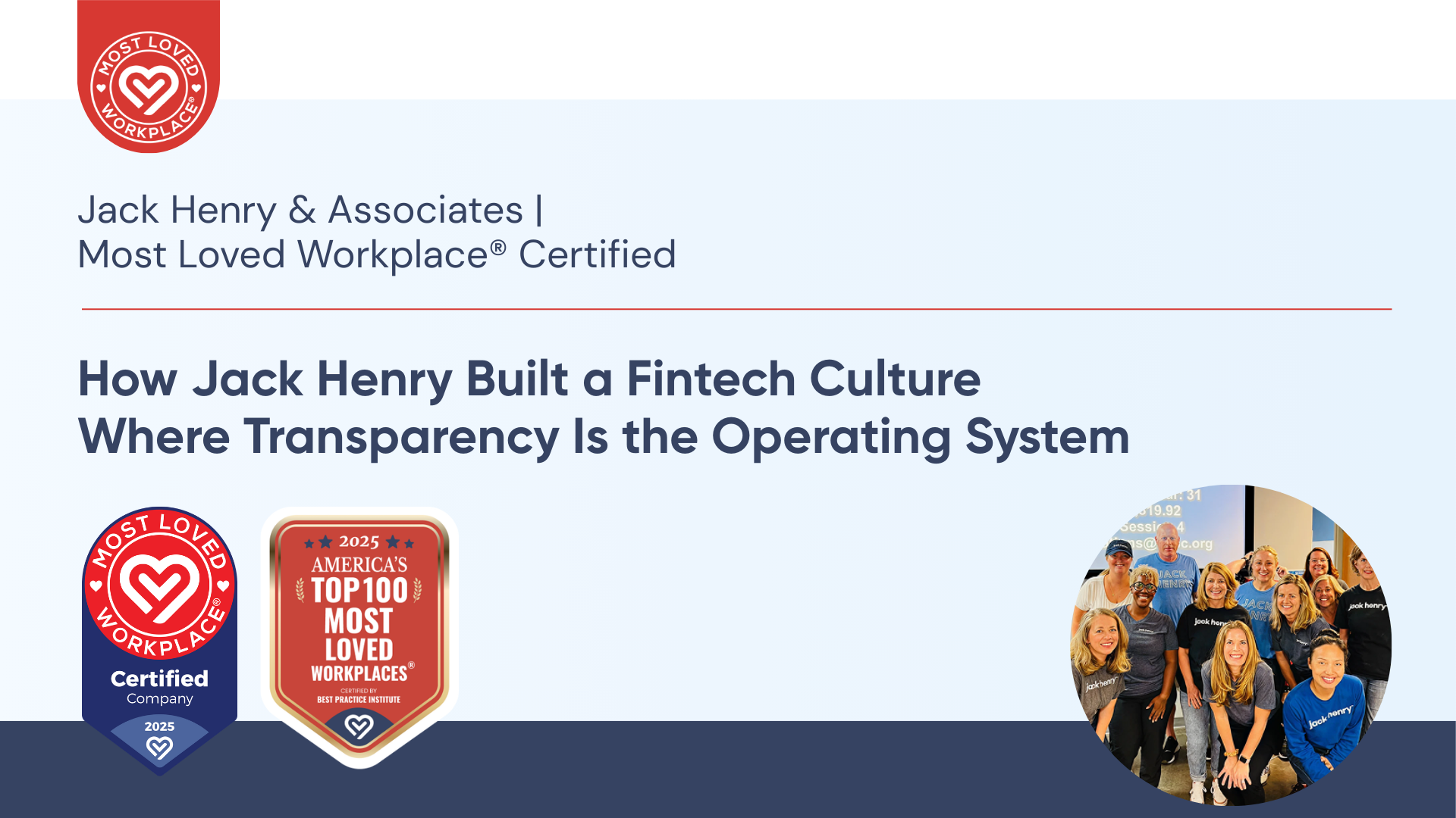 How Jack Henry Built a Fintech Culture Where Ownership Is the Operating System