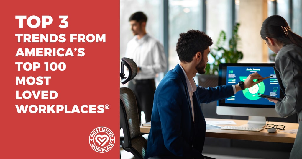 top 3 most Loved Workplaces