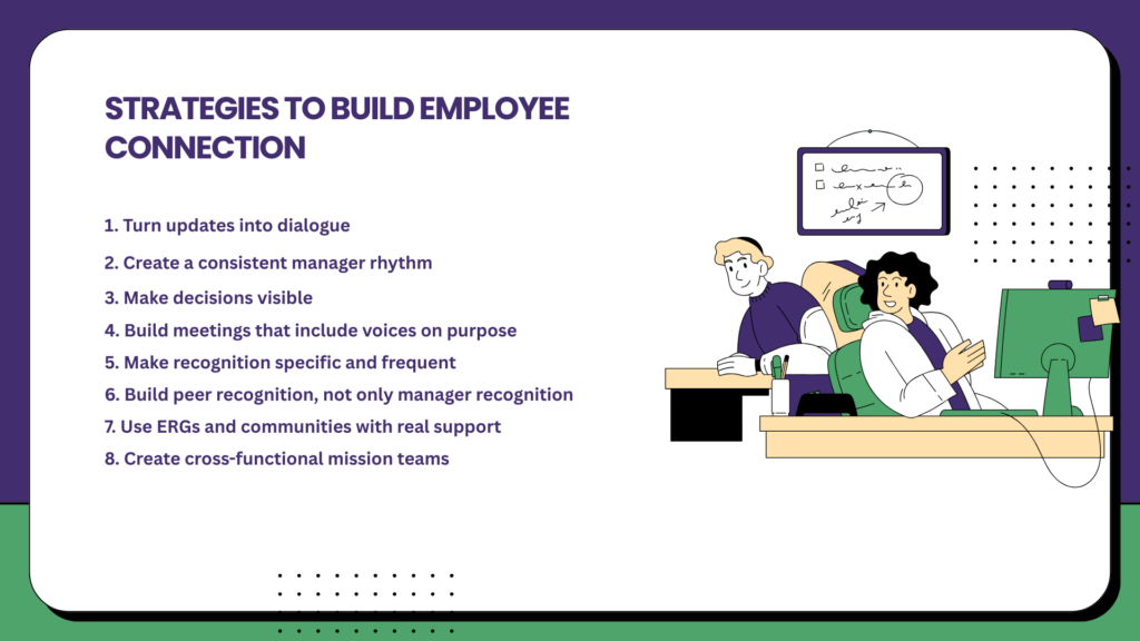 strategies to build employee connection
