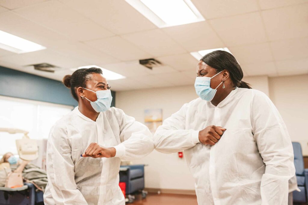 Diverse DaVita employees building a stronger healthcare community