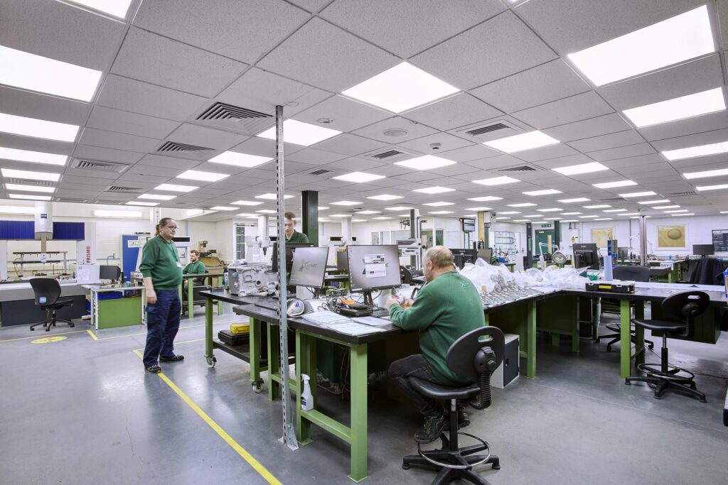 Employee engagement and teamwork at Xtrac's manufacturing facility